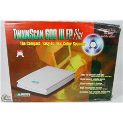 TWAINSCAN 600 III EP PLUS COMPACT COLOR SCANNER.