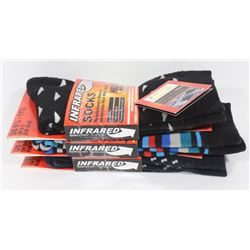LOT OF 3PACK MENS HEAT WAVE SOCKS