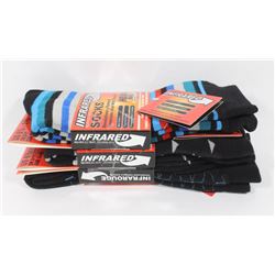 LOT OF 3PACK MENS HEAT WAVE SOCKS