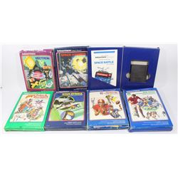 7 VINTAGE INTELLIVISION GAMES INCL NFL FOOTBALL,