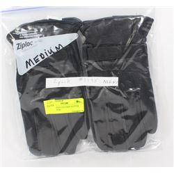 2 PACK MENS LEATHER GLOVES SIZE MEDIUM