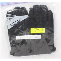 2 PACK MENS LEATHER GLOVES SIZE LARGE