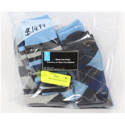 5 PACK NEW  MENS CREW SOCKS