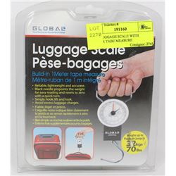NEW LUGGAGE SCALE WITH 1METER TAPE MEASURE