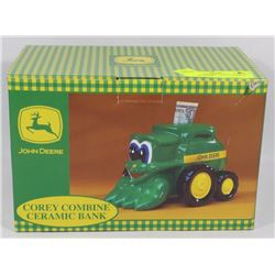 NEW JOHN DEERE CORY COMBINE CERAMIC BANK