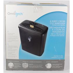 NEW OMNITECH 6 SHEET CROSS SHREDDER