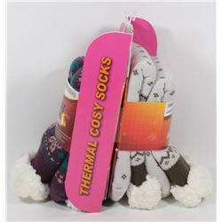 2 PACK LADIES SLIPPERS SOCKS