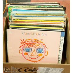 BOX OF LP'S INCLUDING ASSORTED ROCK, PAUL ANKA