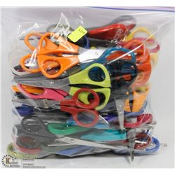 BAG OF ASSORTED SCISSORS