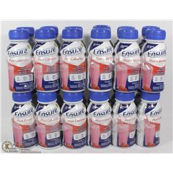 LOT OF 24 STRAWBERRY +CALORIES ENSURE MEAL