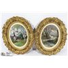 Image 1 : SET OF 2 PETTI POINT PICTURES IN ORNATE FRAMES