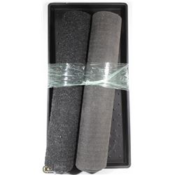 2 FLOOR MAT RUNNERS AND BOOT TRAY 5'X2'