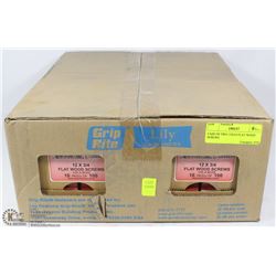 CASE OF TWO 12X3/4 FLAT WOOD SCREWS