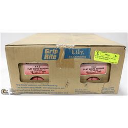 CASE OF TWO 16 PKS OF 100- 6X2 FLAT WOOD SCREWS