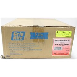 MASTERPACK OF 6X1-1/4 FLAT WOOD SCREWS