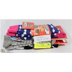 LOT OF 3PACK LADIES HEAT WAVE SOCKS