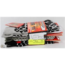 LOT OF 3PACK LADIES HEAT WAVE SOCKS