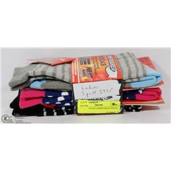 LOT OF 3PACK LADIES HEAT WAVE SOCKS