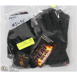 2PACK LADIES HEAT WAVE GLOVES