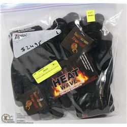 2PACK LADIES HEAT WAVE GLOVES