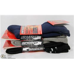 3PACK HEAT WAVE MENS SOCKS