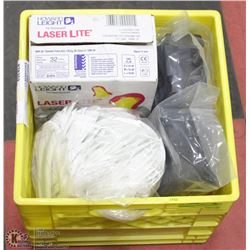 TOTE WITH 2 ADFLO CARTRIDGES, RESPIRATORS,