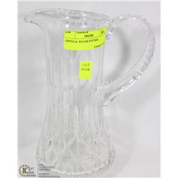 CRYSTAL WATER PITCHER.