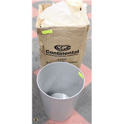 BOX OF 6 NEW OFFICE SIZE GARBAGE CANS