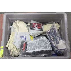 TOTE WITH ASSORTED WELDING TOOLS INCL BOB DALE,