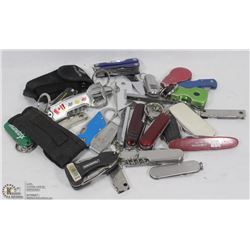LOT OF ASSORTED POCKET KNIVES