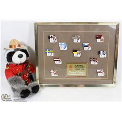 FLAT WITH 1988 LIMITED EDITION XV OLYMPIC HOCKEY