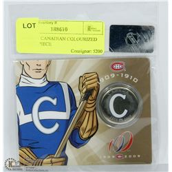 1909-2009 CANADIAN COLORIZED 50 CENT PIECE