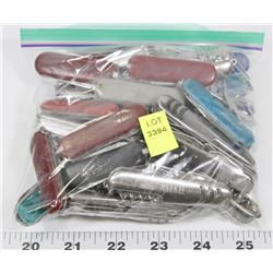 BAG OF ASSORTED UTILITY KNIVES