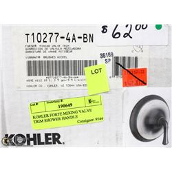 KOHLER FORTE MIXING VALVE TRIM SHOWER HANDLE