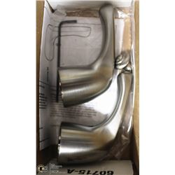 LOT OF 2 DELTA CORE METAL LEVER HANDLES