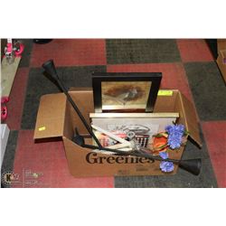 BOX OF DECORATIONS