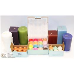 BOX FULL OF NEW PARTYLITE CANDLES