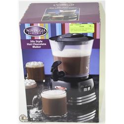 NOSTALGIA ELECTRIC 50'S STYLE HOT CHOCOLATE MAKER