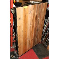 48" X 35.5" ROLLING DOLLY WITH 1.5 " SOLID OAK