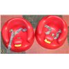 Image 1 : GROUP OF TWO BUMBO CHAIR-RED.