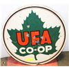 Image 1 : UFA CO-OP ROUND SIGN.
