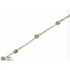 Image 1 : 6) 14K & 10K  YELLOW GOLD DIAMOND BRACELET