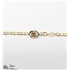 Image 2 : 6) 14K & 10K  YELLOW GOLD DIAMOND BRACELET
