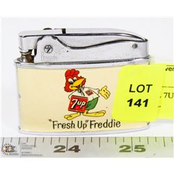 VINTAGE 7UP FREDDIE PENGUIN LIGHTER.