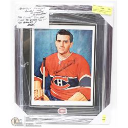 MAURICE RICHARD  GUARANTEED AUTHENTIC AUTOGRAPH