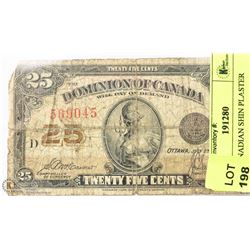 1923 CANADIAN SHIN PLASTER