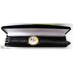 LARGE FACE MICKEY MOUSE  WATCH WITH NEW BATTERY