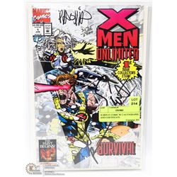 X-MEN #1 COMIC W/ 2 AUTOGRAPHS AND CERTIFICATE