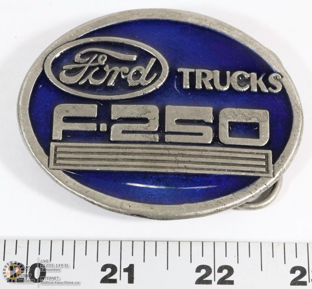 FORD F250 COLORIZED BELT BUCKLE
