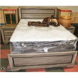 NEW COASTER QUEEN SIZE BEDFRAME WITH 2 NIGHT